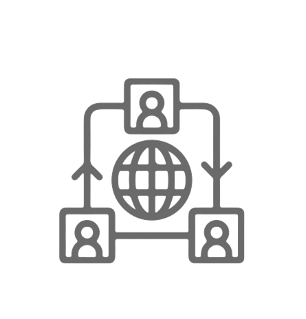 Ícono de networking